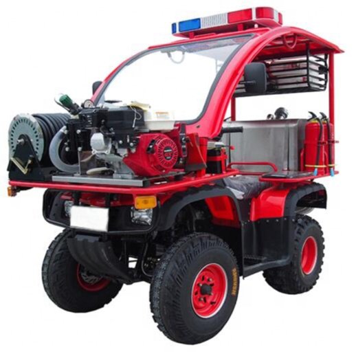 Fire Motorcycle Four Wheel Drive Motorcycle Fire Fighting Truck with Water Mist Pump for Price